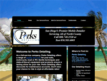 Tablet Screenshot of perksdetailing.com